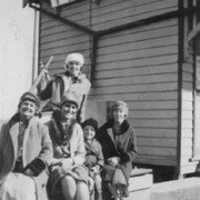 Hostel staff at  Forrest Railway Station